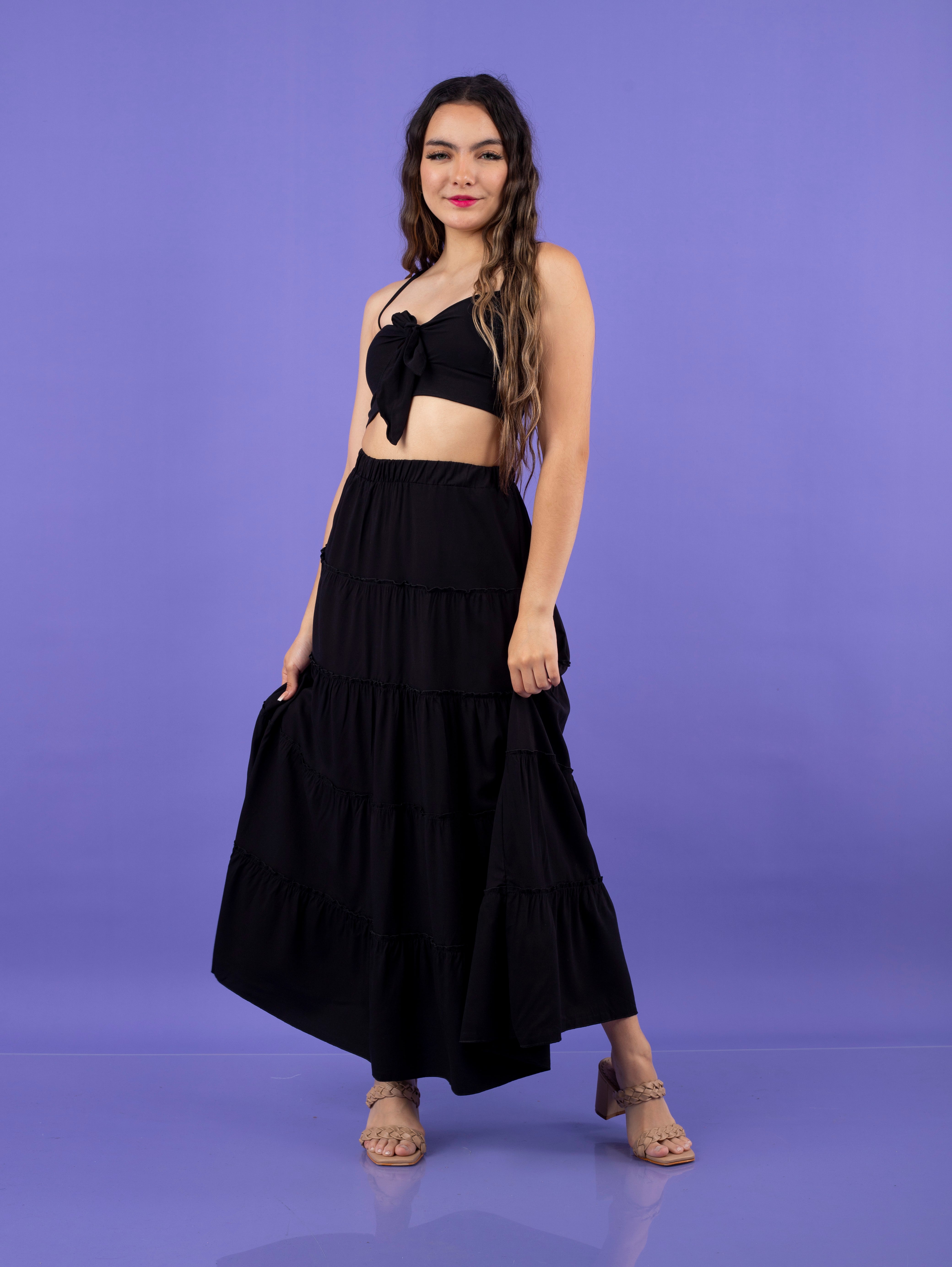 MAXIVESTIDO CALI COLOR ENTERO