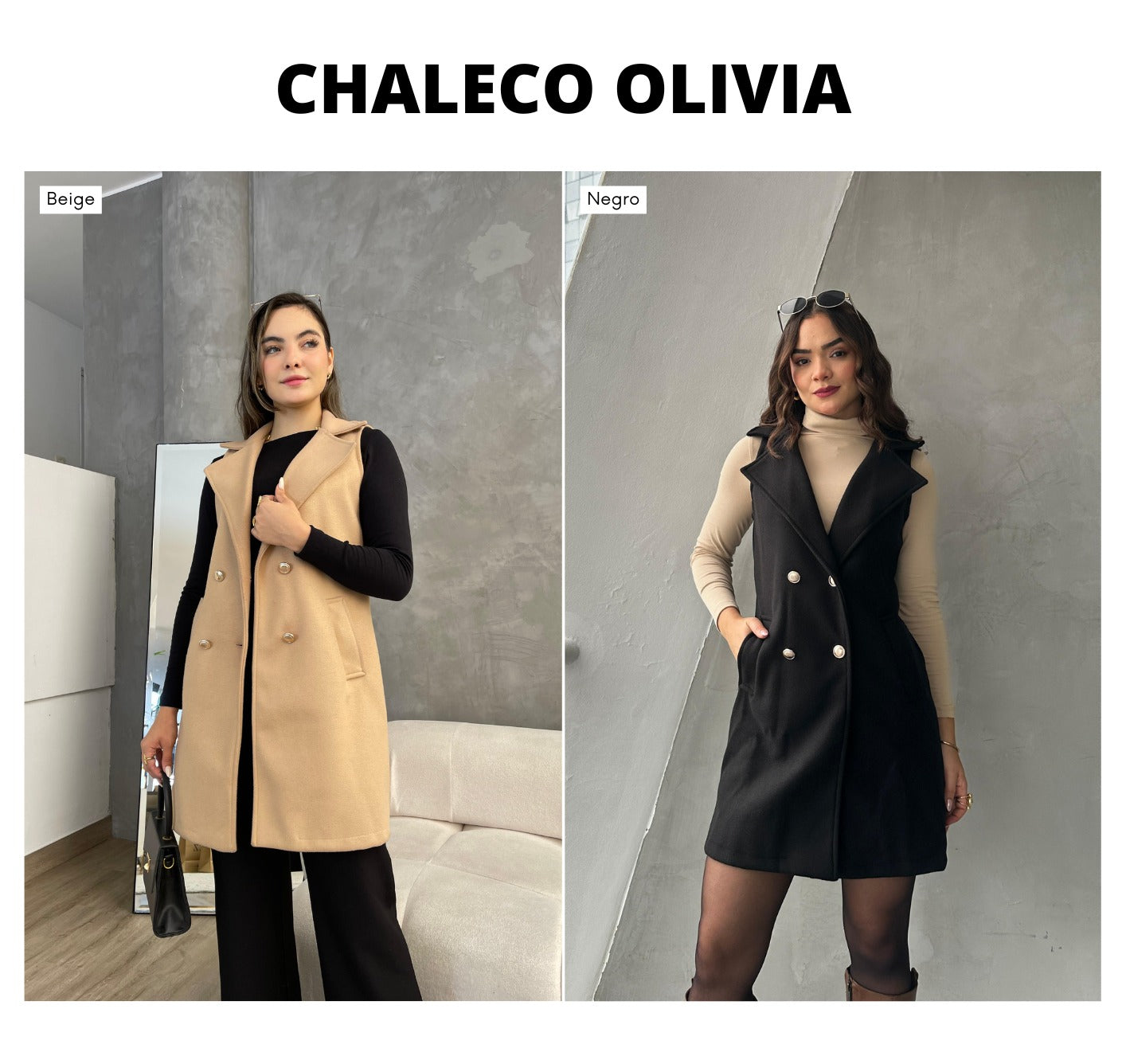 CHALECO OLIVIA