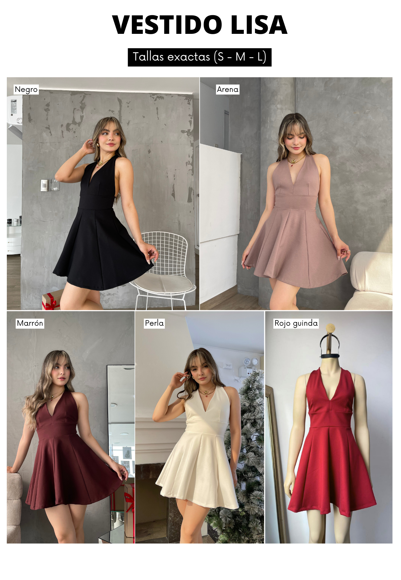 VESTIDO LISA