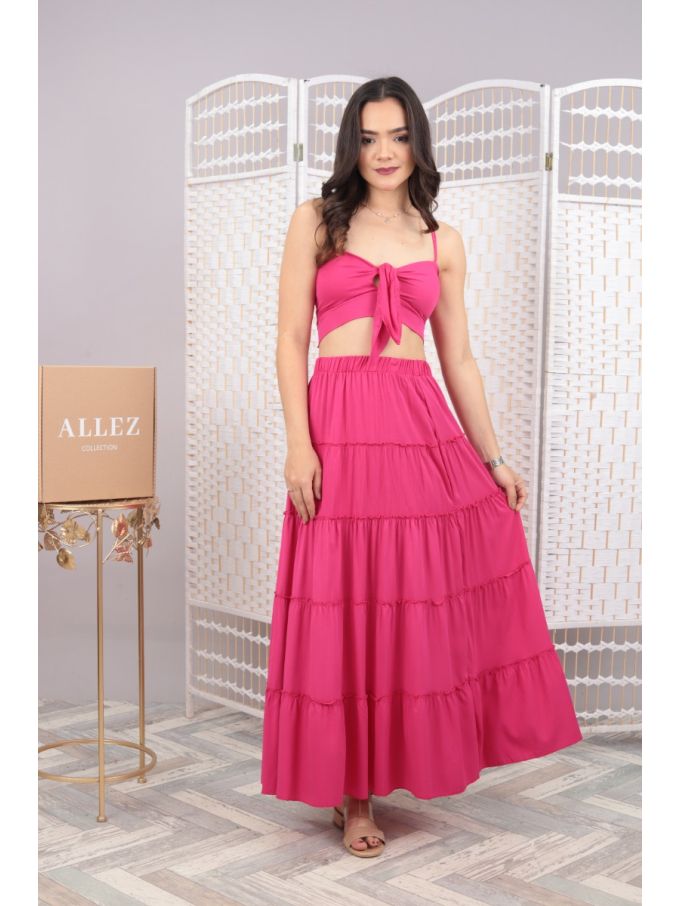 MAXIVESTIDO CALI COLOR ENTERO